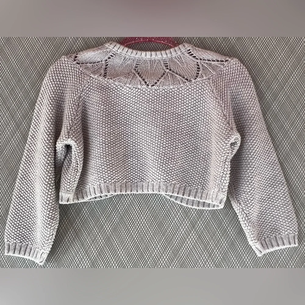 first impressions - baby gray cardigan sweater
(Size 12m) - Picture 2 of 3